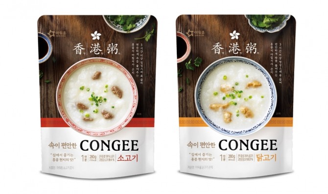 아워홈의 신제품 '콘지' 2종. 사진=아워홈