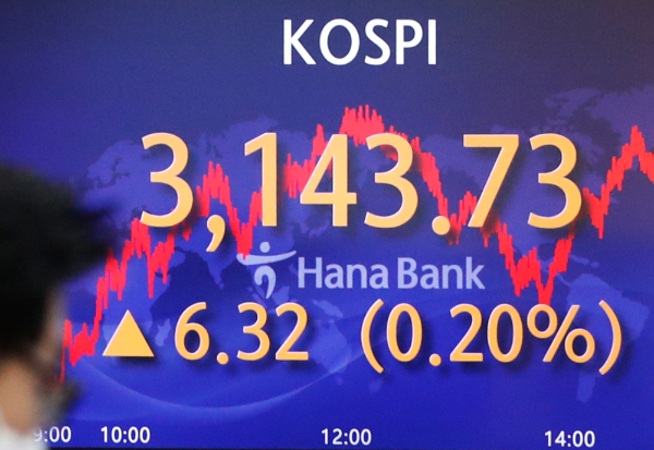 코스피가 8일 3140선으로 상승마감하며 추가상승가능성이 높아지고 있다. 사진=뉴시스