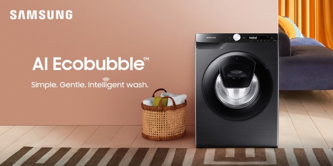 삼성전자가 인도에서 출시한 인공지능(AI)버블 세탁기. 사진=삼성전자