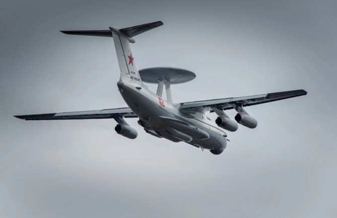 러시아가 우크라이나와 폴란드 접경지역에 배치한 것으로 알려진 A-50 조기경보기. 사진=디펜스블로그