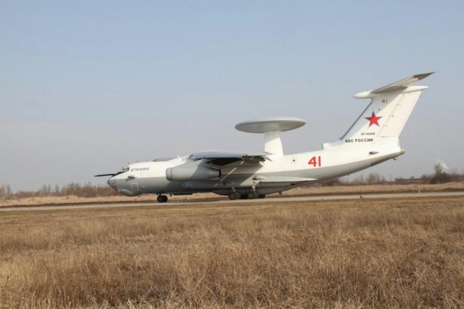 러시아의 조기경보기 A-50U. 사진=디펜스블로그