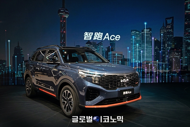 기아 중국 전략형 준중형 SUV '즈파오' 페이스리프트. 사진=기아