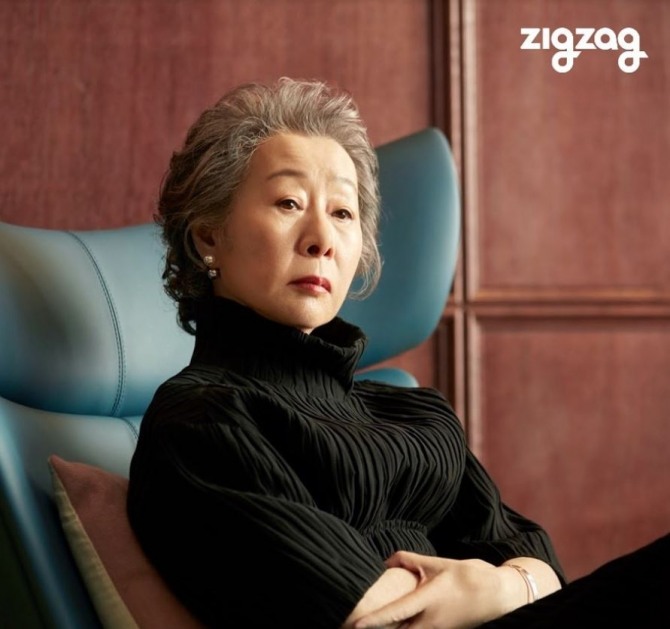 윤여정을 모델로 파격 발탁했던 지그재그도 시너지 효과가 기대된다. 사진=지그재그 인스타그