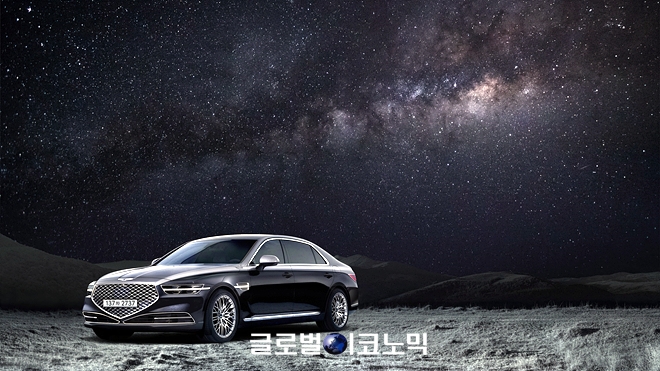 제네시스 대형 세단 G90. 사진=현대차