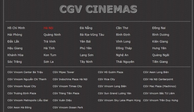 CGV 베트남이 코로나19를 이유로 현지 건물 임대인 측에 임대계약 해지 소송을 냈다. 사진=CGV 베트남 공식 홈페이지