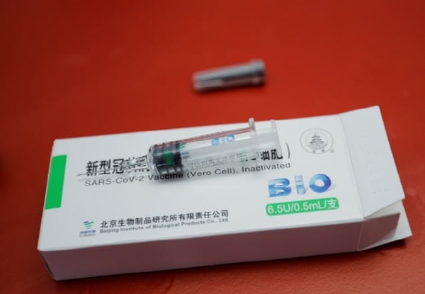 중국 시노팜의 코로나19 백신. 사진=로이터