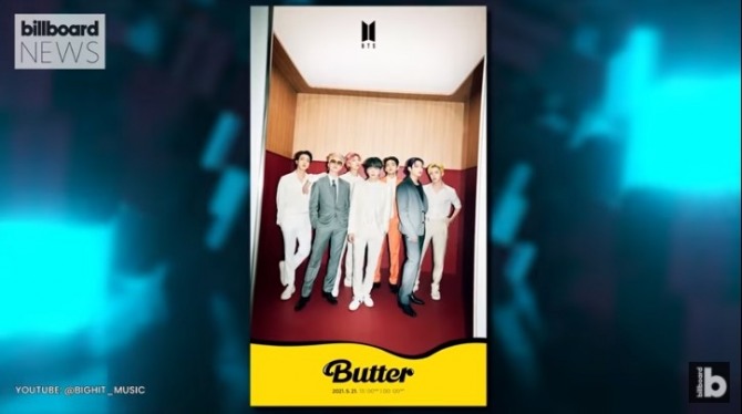 그룹 '방탄소년단'(BTS)이 오는 23일(현지 시간) 개최되는  '2021 빌보드 뮤직 어워즈(BBMAs)'에서 새 디지털 싱글 '버터(Butter)' 무대를 첫 공개한다. 사진=빌보드 유튜브 캡처