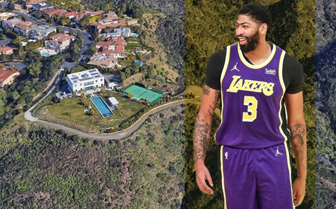 미국 NBA 스타 앤서니 데이비스가 최근 LA 벨 에어의 게이트 커뮤니티 안에 있는 호화 맨션을 3200만 달러에 구입했다. 