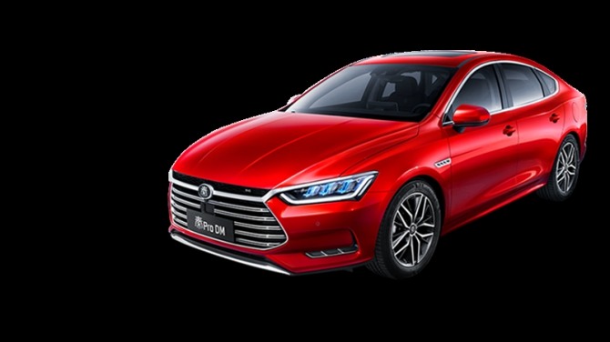 워런 버핏이 투자한 중국의 전기차회사 BYD의 전기 승용차. 사진=BYD