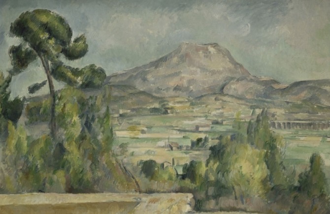 폴 세잔 ‘생트 빅투아르 산(La Montagne Sainte-Victoire)’, 19세기, 캔버스에 유채, 파리 오르세미술관.