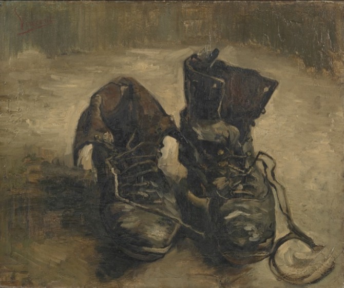 빈센트 반 고흐 ‘구두 한 켤레’, 19세기, 캔버스에 유채, 네덜란드, 반 고흐 미술관.