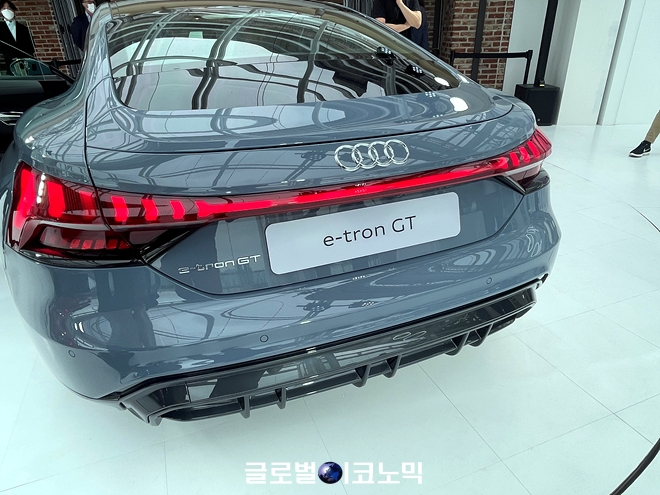 아우디 순수 전기차 'e-트론 GT'. 사진=글로벌이코노믹 김현수 기자