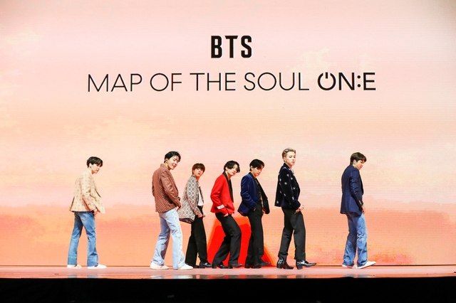 10日下午，防弹少年团(BTS)举行了第二场在线演唱会MAP OF THE SOUL ONE。照片=Big hit娱乐提供