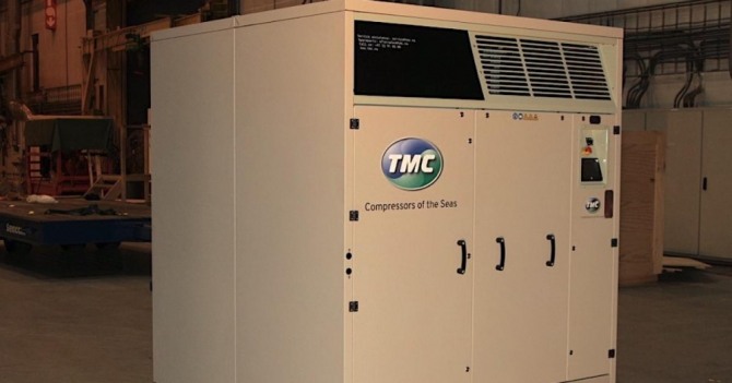 노르웨이 기자재업체 TMC의 해상공기윤활시스템 이미지. 사진=TMC