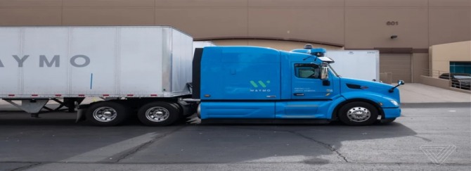 웨이모는 트럭회사 JB 헌터와 협력해 텍사스에서 자율화물 운송을 실험한다. 사진=구글 웨이모