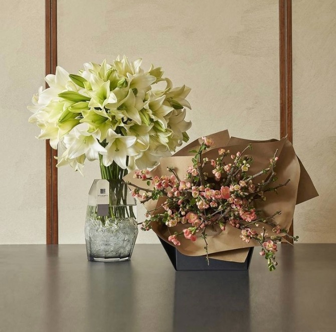 웨스틴 조선 서울의 격물공부에서 배송해주는 꽃. 사진=조선호텔앤리조트