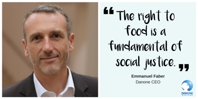 프랑스의 다국적 식음료 생산업체 다농(Groupe Danone) 엠마뉘엘 파버(Emmanuel Faber) 최고경영자(CEO). 사진=파버트위터
