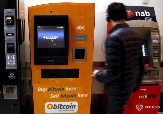 호주 시드니에 설치돼 있는 비트코인 ATM. 사진=로이터