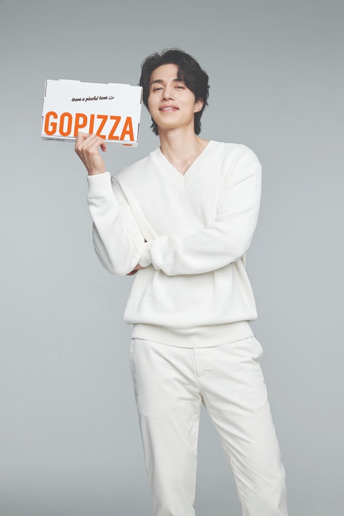 배우 이동욱이 고피자의 광고 모델로 발탁됐다. 사진=고피자