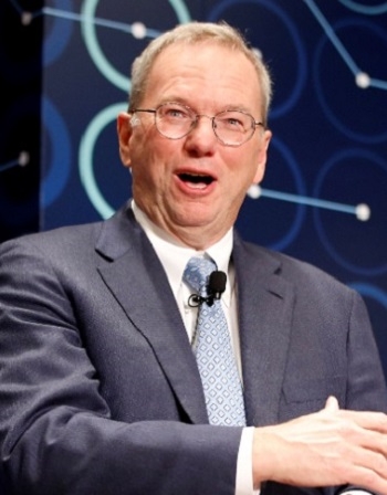 구글 CEO 출신의 에릭 슈밋 미국 인공지능(AI) 국가안보위원회(NSCAI) 위원장. 사진=뉴시스/AP