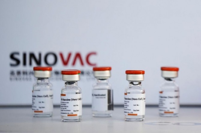 중국 제약회사 시노팜이 개발한 신종 코로나바이러스 감염증 백신 시노백(SIVNOVAC). 사진=로이터