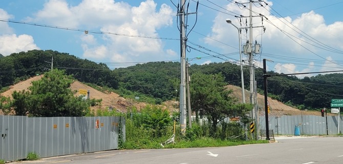 개발 추진 중 감사원 지적으로 중단된 후 재개된 고양 목암지구 개발 예정지. 사진=최환금 전문기자