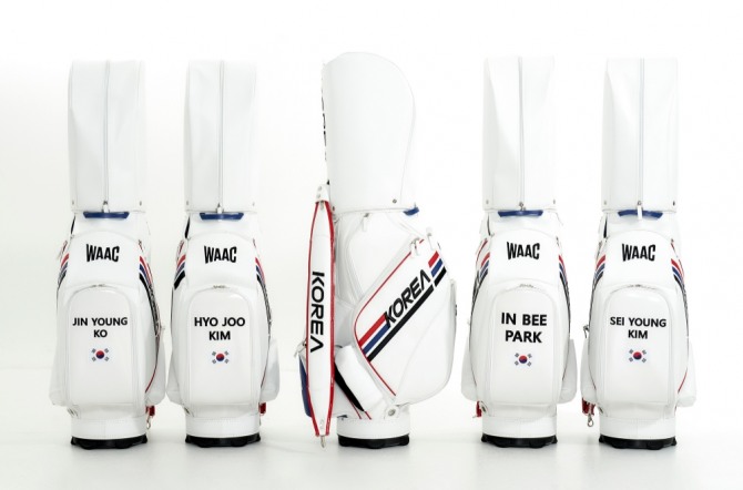 골프웨어 브랜드 '왁'이 도쿄올림픽 골프 국가대표 유니폼 제작 지원을 기념해 프로모션을 진행한다. 사진=코오롱인더스트리FnC