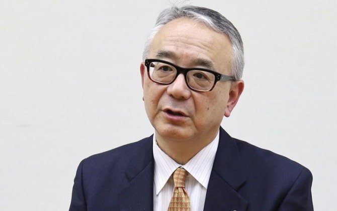 일본 제약회사 시오노기 제약의 테시로기 이사오 CEO(박사). 사진=WSJ