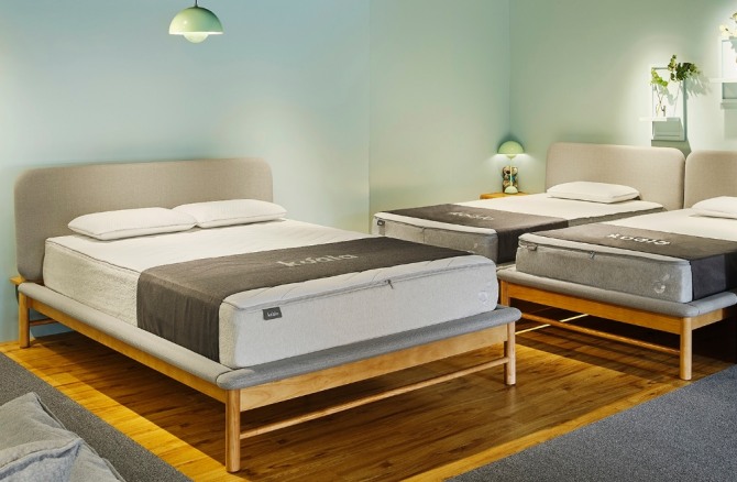 코알라 쇼룸에 전시된 매트리스 신제품. 사진=코알라