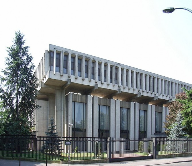 프랑스 파리 주재 러시아대사관. 사진=위키피디아