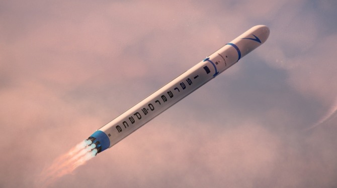 독일 민간 우주개발업체 '이자르 에어로스페이스'(Isar Aerospace) 로켓. 사진=이자르 에어로스페이스