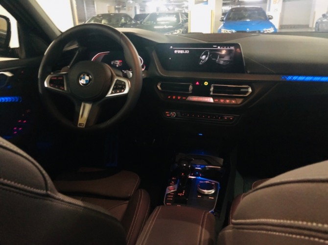 BMW 118d 1열 모습. 사진-글로벌이코노믹 김정희기자 