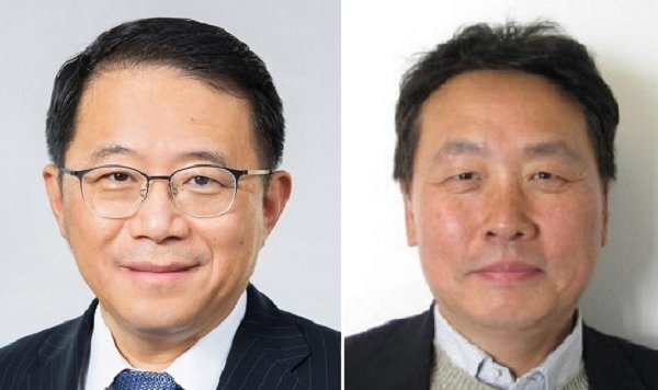 강명수(왼쪽) 한국표준협회 회장, 문철우 성균관대 교수. 사진=한국표준협회 