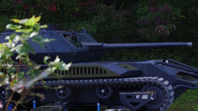 텍스트론의  M5 립쏘 미니 탱크. 사진=텍스트론