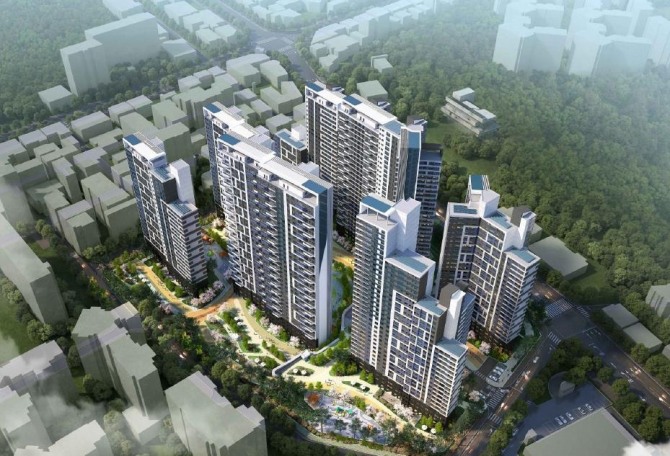 서울 서초구 방배신동아 아파트 재건축단지 조감도. 사진=서울시