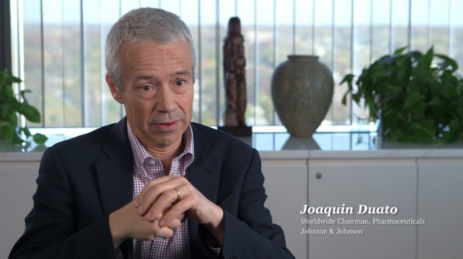 미국 제약회사 존슨앤드존슨(J&J)은 알렉스 고르스키의 후임으로 호아킨 두아토(Joaquin Duato)를 최고경영자(CEO)로 선임했다. 사진=J&J