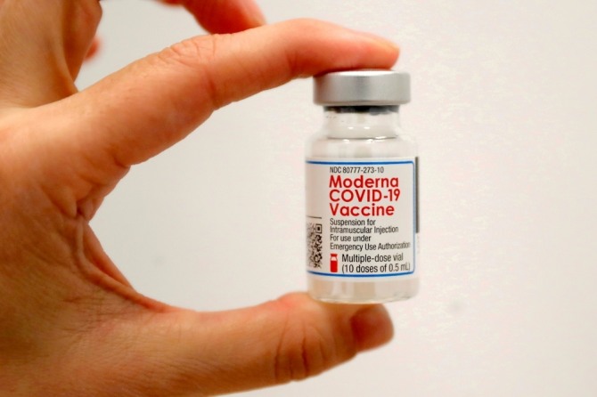 모더나에서 생산하는 신종 코로나바이러스 감염증(코로나19) 백신. 사진=로이터