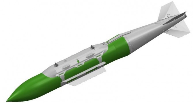 한국공군이 운용중인 GBU-31 JDAM(합동정밀직격탄). 사진=한국공군