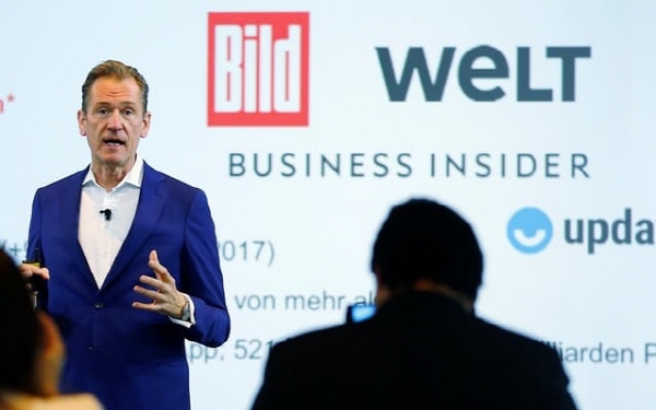 악셀 스프링거의 마티아스 되프너 CEO. 사진=로이터