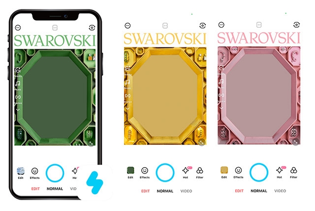 스와로브스키는 최근 가상의 '인스턴트 원더' 매장을 구현했다. 사진=스와로브스키