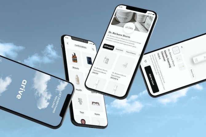 독일 스타트업 '어라이브(Arive)'는 앱을 통해 주문이 들어오면 피트니스 제품, 화장품, 퍼스널 케어, 의류, IT 기기 등을 전용 배달원이 자전거로 30분 이내에 배달해 준다. 사진=어라이브