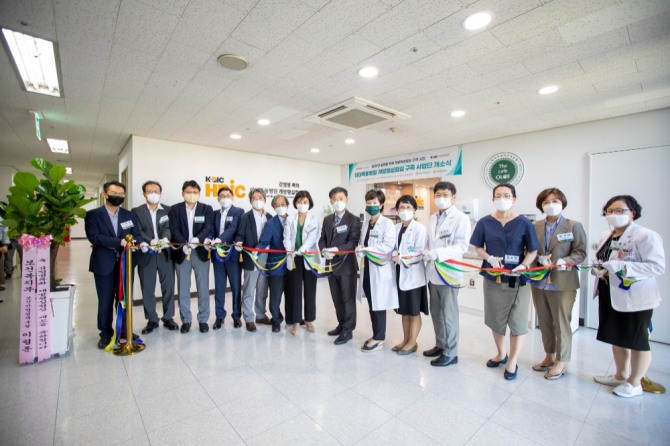 이대목동병원 개방형 실험실 구축사업단이 15일 정식 출범했다. 사진=이화의료원