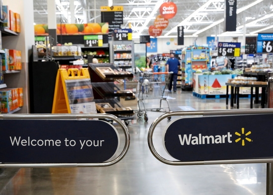 미국 펜실베니아주 브래드포드에 있는 Walmart 매장 입구. 사진=로이터
