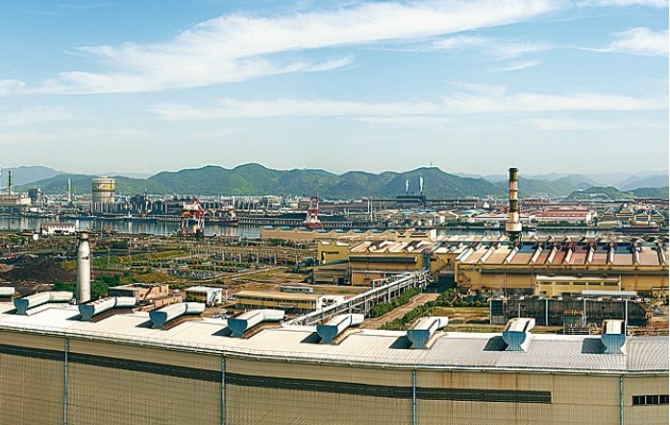 일본제철의 쿠레제철소가 오는 2023년 역사속으로 사라진다. 사진=일본제철 홈페이지