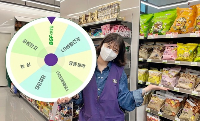 CU는 11일부터 오는 31일까지 '만 원의 행복' 행사를 개최한다. 1만 원 이상 상품을 구매한 선착순 1만 명에게 주식을 매수할 수 있는 현금 쿠폰을 증정한다. 사진=BGF리테일