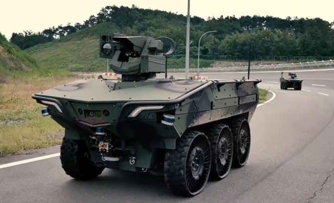 한화디펜스의 로봇 전투차량(I-UGV).사진=디펜스블로그