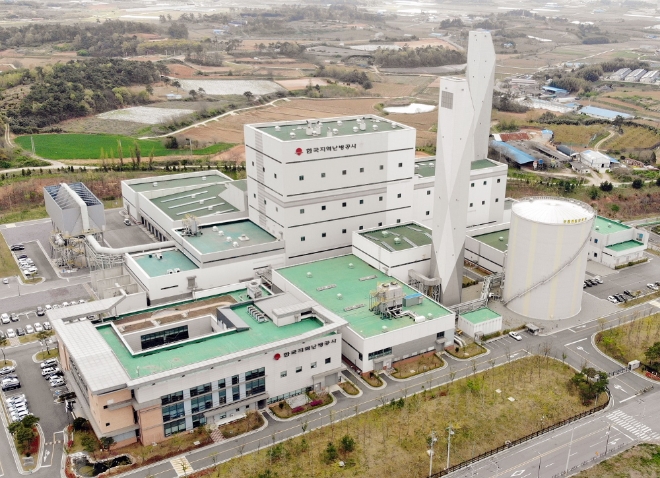 한국지역난방공사의 전남 나주 고형연료(SRF) 열병합발전소 전경. 사진=한국지역난방공사 