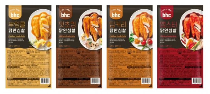 bhc가 'bhc 닭안심살 4종'을 출시했다. 사진=bhc