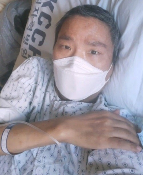 폐암 말기 진단을 받고 투병중인 개그맨 출신 가수 김철민이 26일 근황을 전했다. 사진=뉴시스