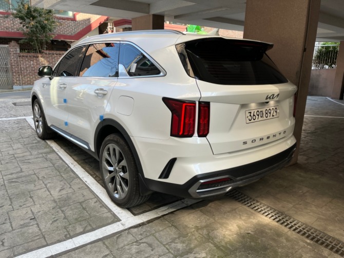 쏘렌토 2.2디젤 후면. 사진=글로벌이코노믹 이창호 기자